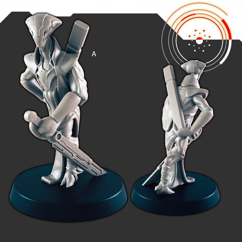 Sci-Fi Alien Delegation mini set