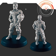 Sci-Fi Dock Workers and Pilots mini set