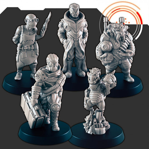 Sci-Fi Market Folk mini set