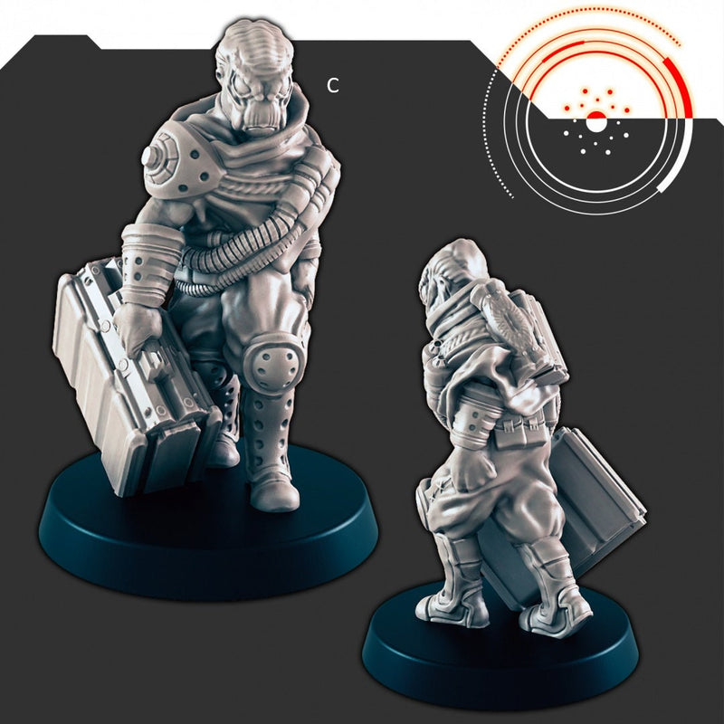 Sci-Fi Market Folk mini set