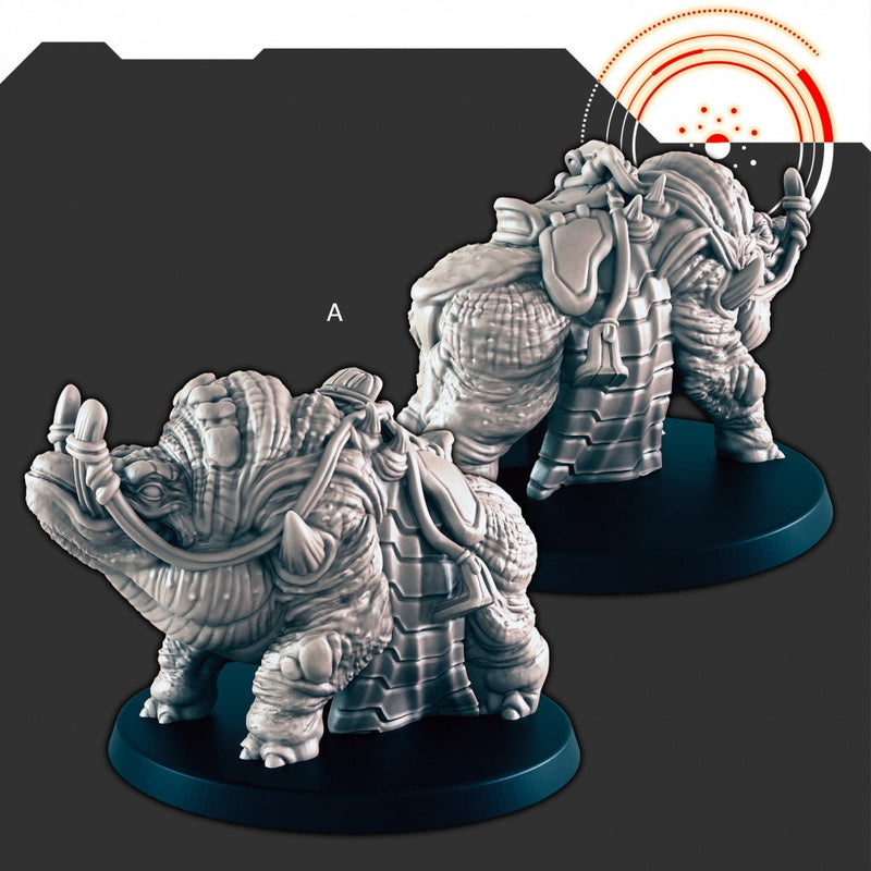 Sci-Fi Alien Beast-of-Burden Uscon mini set