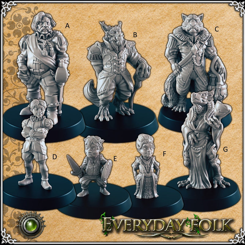 Upper-class Nobles & Kids mini set