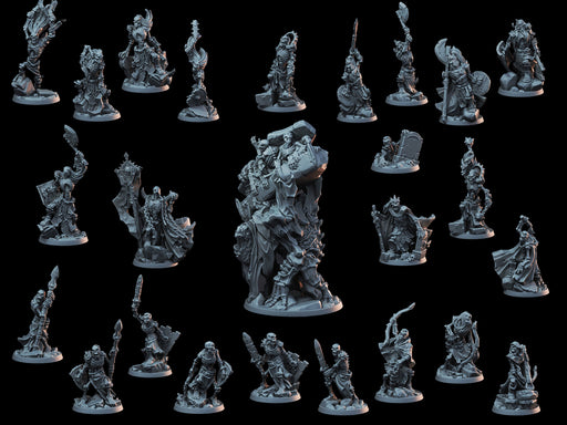 25 dnd Minis Skeleton Army Set