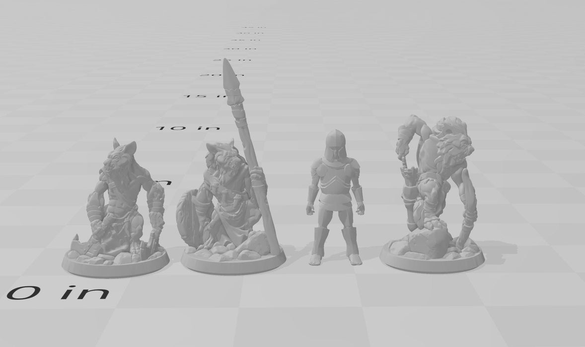 3 Gnoll Mini Set