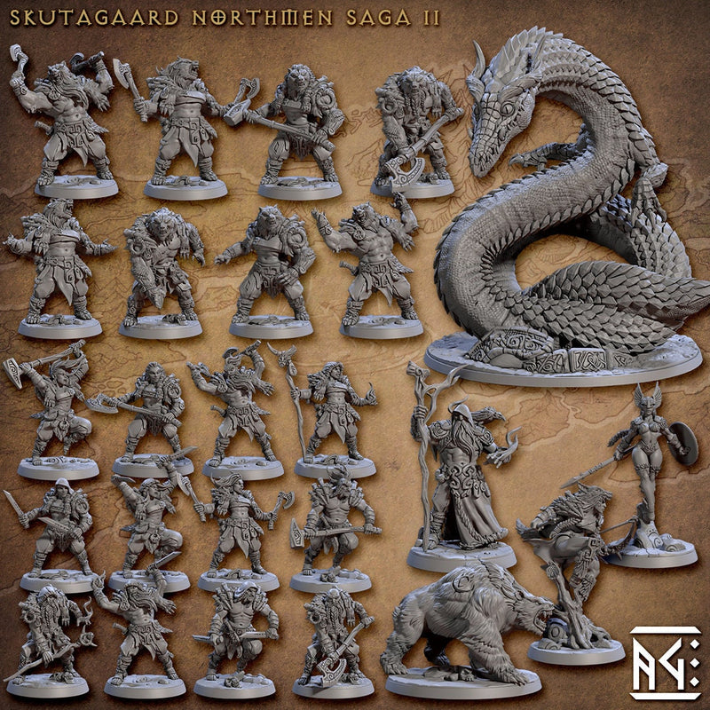 25 Viking Dnd Mini Set 2