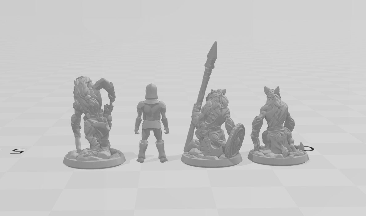 3 Gnoll Mini Set