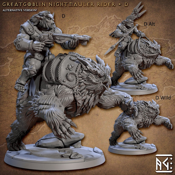 Greatgoblin Owlbear Cavalry Mini Set