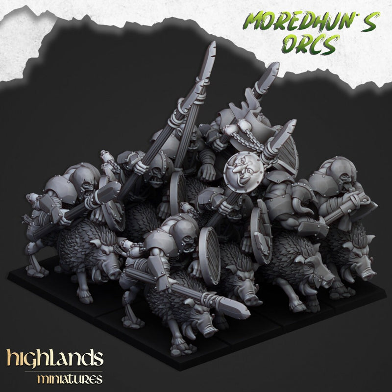 Mounted Orcs with spears