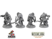 12 Orc Barbarian dnd mini set - Artisan Guild | Barbarian | Ranger| Fighter | Goblinoid, Pathfinder, TTRPG, Wargaming Monster, Pack, Bundle