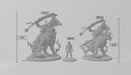 Oni Clan Complete Bundle - 10+1 dnd mini set - Artisan Guild | Orc, Half-Orc, Ogre, Pathfinder, Monk, Samurai, Fighter, Samurai, Wolf