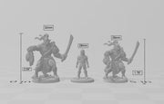 Oni Clan Orc Fighter B dnd mini - Artisan Guild | Orc | Demon | Male | Barbarian | Pathfinder | Monk | TTRPG, Wargaming, Monster, Half-Orc