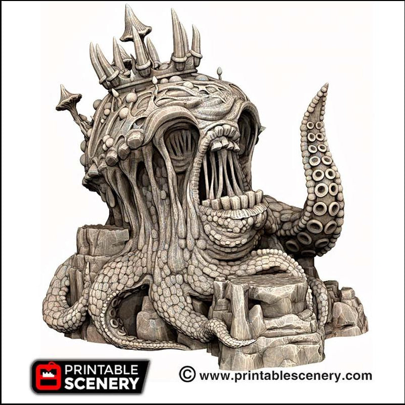 Gloom Creeper - Printable Scenery | DnD | Clorehaven | Cave | Dungeon | Scene | Monster | Wargaming | Pathfinder | 28mm 15mm 32mm