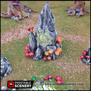 Faerie Circle - Printable Scenery | DnD | Forest | Fae | Fairy | Scatter Terrain | Wargaming | Goblin Grotto | 28mm 15mm 32mm
