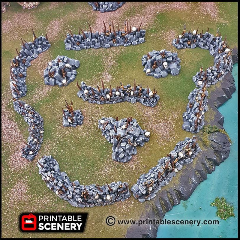 Faerie Circle - Printable Scenery | DnD | Forest | Fae | Fairy | Scatter Terrain | Wargaming | Goblin Grotto | 28mm 15mm 32mm