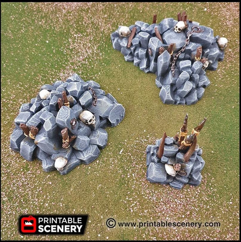 Faerie Circle - Printable Scenery | DnD | Forest | Fae | Fairy | Scatter Terrain | Wargaming | Goblin Grotto | 28mm 15mm 32mm