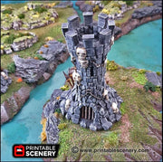 Goblin Guard Towers - Printable Scenery | DnD | Clorehaven | Cave | Dungeon | Scene | Monster | Wargaming | Pathfinder | 28mm 15mm 32mm