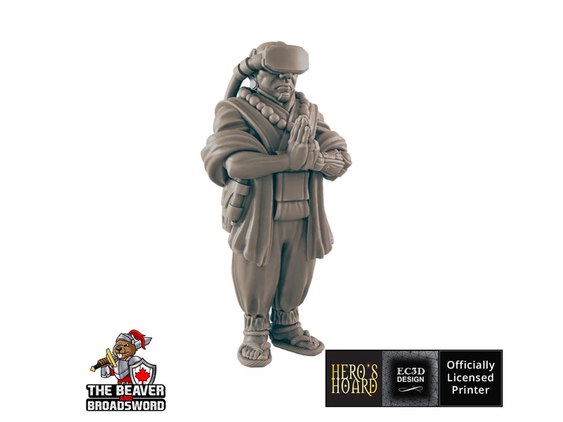 Cyber Monk - EC3D | Legion | Cyberpunk | Starfinder | Scifi | Futuristic | Cybernetic | Alien | Male | VR | Sci-Fi | 28mm | 32mm | Infinity