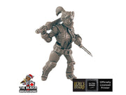 Bladesinger Sci-fi Mini - EC3D | Legion | Cyberpunk | Starfinder | Scifi | Futuristic | Cybernetic | Female | 28mm | 32mm Infinity