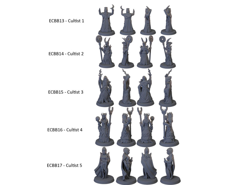5 Cultist Miniature Pack