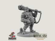 Dunn Half-Ogre dnd mini - Artisan Guild | Male | Giant | Rogue | Pirate 5e Fantasy Dungeons and Dragons | Tabletop | Mini RPG | Pathfinder