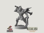 Ashen Alfar Inquisitor B - Dungeons and Dragons | Male | Fighter | Paldin Cleric | Elf Drow 5e Fantasy Pathfinder 2e 5e Tabletop Mini RPG