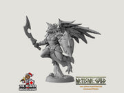 Aarakocra C Paladin Cleric Fighter premium DnD mini - High Quality Resin Printed 28mm 32mm Tabletop Miniature, Tough, Durable, Figurine