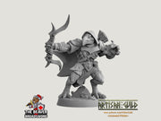 Kenku D Aarakocra Rogue Ranger premium DnD mini - High Quality Resin Printed 28mm 32mm Tabletop Miniature, Tough, Durable, Figurine