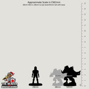 Kenku E Aarakocra Rogue Trickster premium DnD mini - High Quality Resin Printed 28mm 32mm Tabletop Miniature, Tough, Durable, Figurine