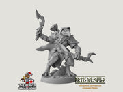 Kenku F Aarakocra Rogue Ranger premium DnD mini - High Quality Resin Printed 28mm 32mm Tabletop Miniature, Tough, Durable, Figurine