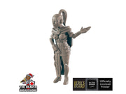 Android Server Sci-fi Mini - EC3D | Legion | Cyberpunk | Starfinder | Scifi | Futuristic | Cybernetic | Female | VR | 28mm | 32mm Infinity