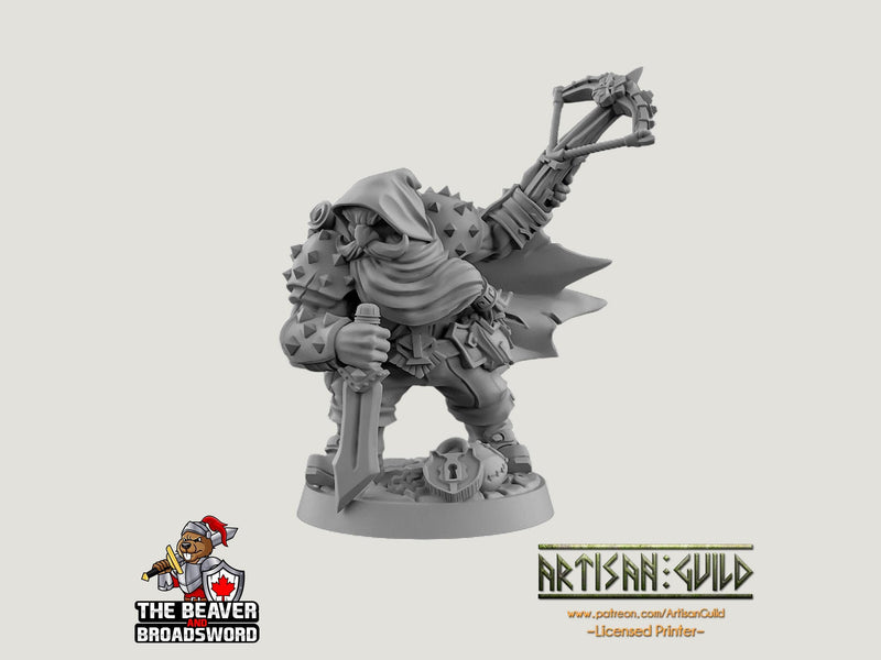 Merrian Silverfinger - Artisan Guild | Male | Dwarf | Rogue | Pirate | 5e | Fantasy | Dungeons and Dragons | Tabletop | Mini | RPG