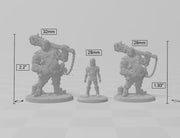 Dunn Half-Ogre dnd mini - Artisan Guild | Male | Giant | Rogue | Pirate 5e Fantasy Dungeons and Dragons | Tabletop | Mini RPG | Pathfinder