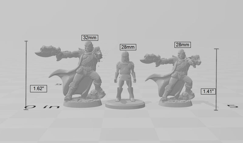 Korg the 2-headed dragon dnd mini - Artisan Guild | Male | Human | Rogue | Paladin 5e Fantasy Dungeons and Dragons | Tabletop | Mini RPG