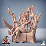 Valykka, Elven Sorceress DnD mini - Dungeons and Dragons | Female | Sorcerer | Wizard | Elf Drow DnD 5e Fantasy Pathfinder 2e 5e Tabletop