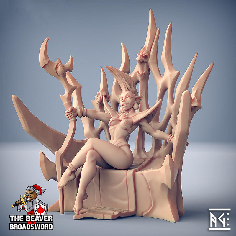 Valykka, Elven Sorceress DnD mini - Dungeons and Dragons | Female | Sorcerer | Wizard | Elf Drow DnD 5e Fantasy Pathfinder 2e 5e Tabletop