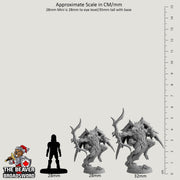 Aarakocra A Ranger Rogue premium DnD mini - High Quality Resin Printed 28mm 32mm Tabletop Miniature, Tough and Durable, Figurine and Diorama