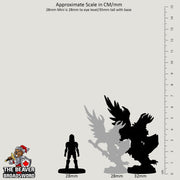 Aarakocra B Paladin Cleric premium DnD mini - High Quality Resin Printed 28mm 32mm Tabletop Miniature, Tough, Durable, Figurine and Diorama