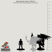 Aarakocra C Paladin Cleric Fighter premium DnD mini - High Quality Resin Printed 28mm 32mm Tabletop Miniature, Tough, Durable, Figurine