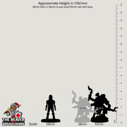 Kenku F Aarakocra Rogue Ranger premium DnD mini - High Quality Resin Printed 28mm 32mm Tabletop Miniature, Tough, Durable, Figurine