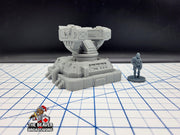 Scifi Missile Turret - EC3D , Infinity, Legion, Sci-fi, Cyberpunk, Starfinder, tabletop terrain, Sci-fi Scenery, Wargaming, Space, Defense