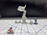 Scifi Comms Tower - EC3D , Infinity, Legion, Sci-fi, Cyberpunk, Starfinder, tabletop terrain, Sci-fi Scenery, Wargaming, Space, Radar