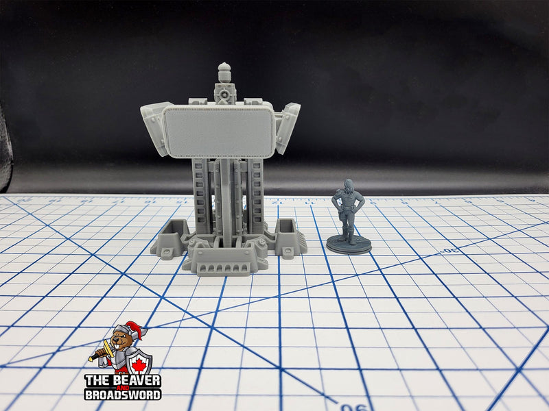 Scifi TV Screen Array - EC3D , Infinity, Legion, Sci-fi, Cyberpunk, Starfinder, tabletop terrain, Sci-fi Scenery, Wargaming, Security