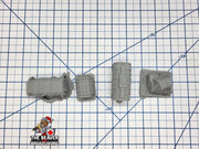 Scifi Assorted Cargo - EC3D , Infinity, Legion, Cyberpunk, Starfinder, tabletop terrain, Sci-fi Scenery, Wargaming, Space Hangar, Shipping