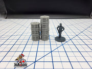 Scifi Stackable Cargo Containers - EC3D , Infinity, Legion, Cyberpunk, Starfinder, tabletop terrain, Sci-fi Scenery, Wargaming, Space Hangar