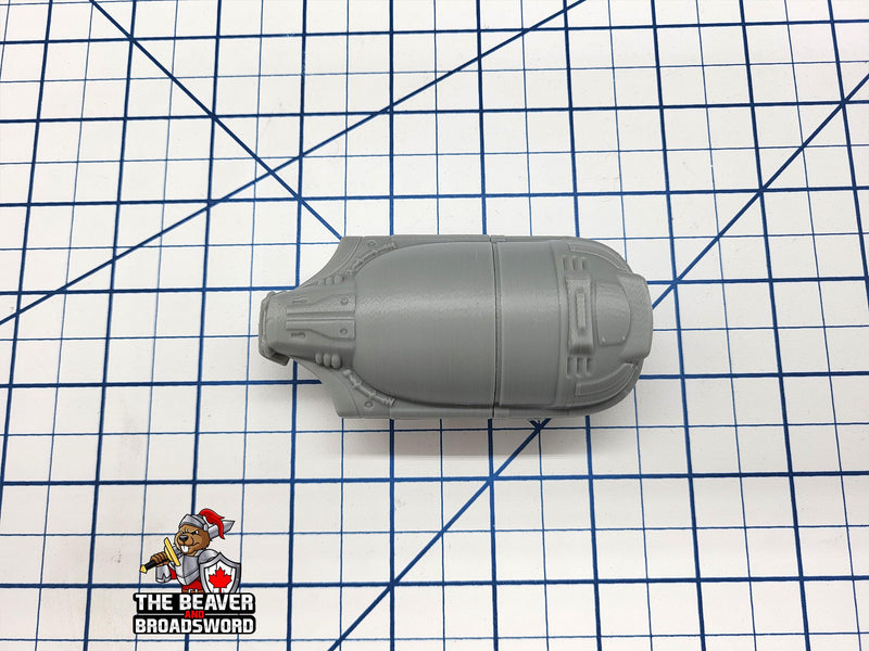 Scifi Hover Taxi - EC3D , Infinity, Legion, Cyberpunk, Starfinder, tabletop terrain, Sci-fi Scenery, Wargaming, Vehicle, Car, Futuristic