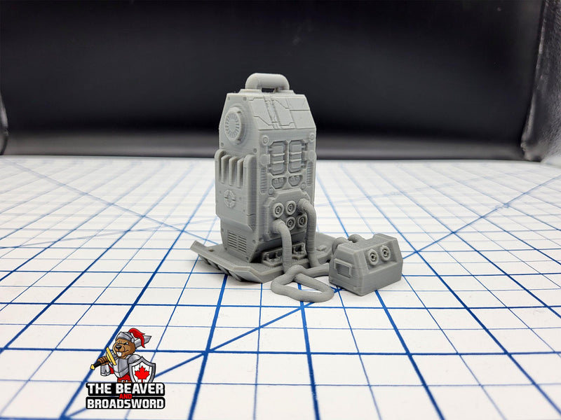 Scifi Power Unit - EC3D , Infinity, Legion, Sci-fi, Cyberpunk, Starfinder, tabletop terrain, Sci-fi Scenery, Wargaming, Space, Battery