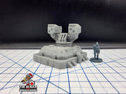 Scifi Missile Turret - EC3D , Infinity, Legion, Sci-fi, Cyberpunk, Starfinder, tabletop terrain, Sci-fi Scenery, Wargaming, Space, Defense