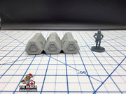 Scifi Medium Cargo Containers - EC3D , Infinity, Legion, Cyberpunk, Starfinder, tabletop terrain, Sci-fi Scenery, Wargaming, Space Hangar