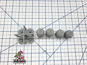 Scifi Cargo Cannisters and Frame - EC3D , Infinity, Legion, Cyberpunk, Starfinder, tabletop terrain, Sci-fi Scenery, Wargaming, Space Hangar