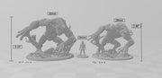 Giant Svart Troll large premium miniature - High Quality Resin Printed 28mm 32mm Tabletop Miniature, Tough, Durable, Figurine and Diorama